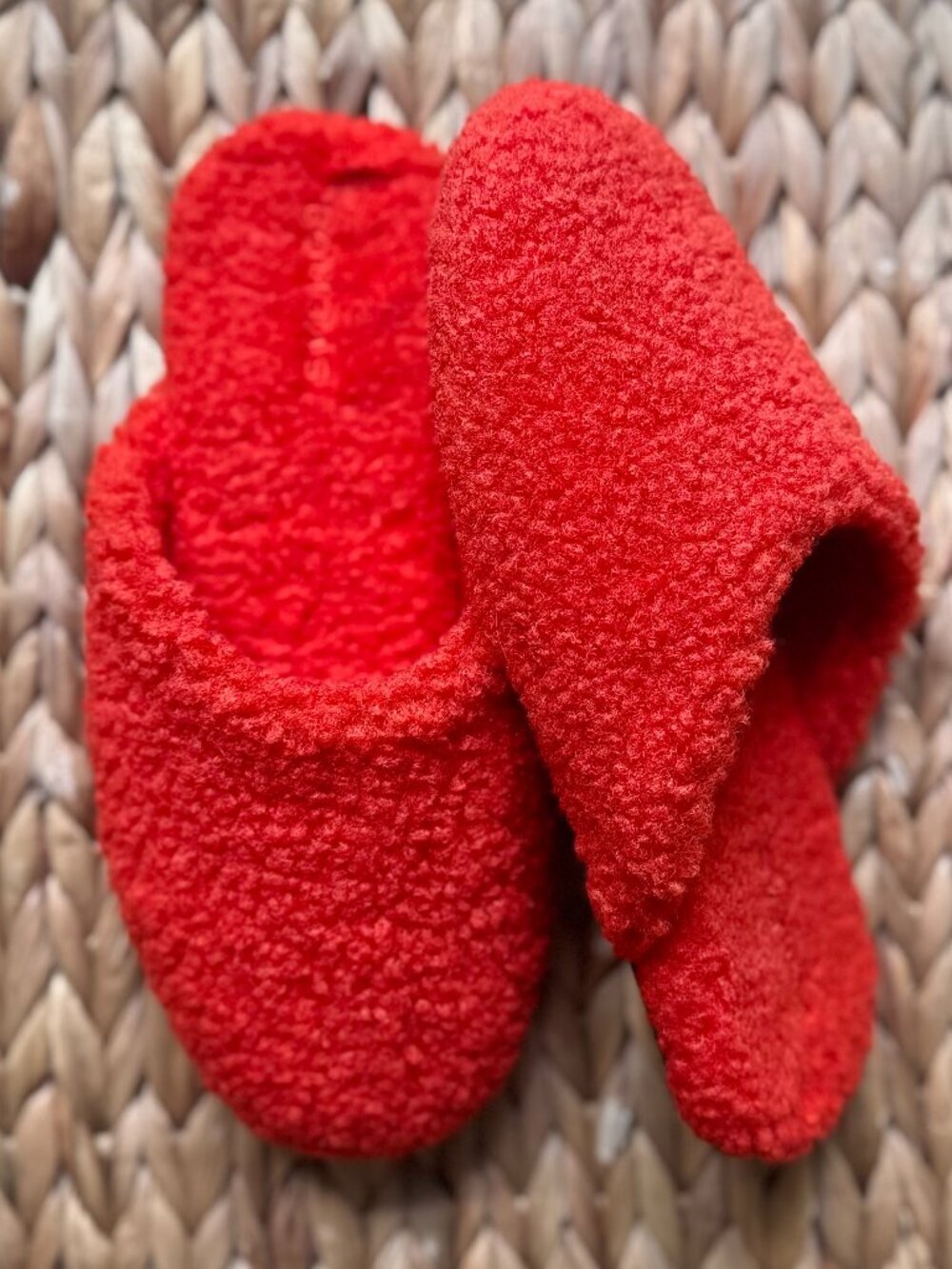 Bombas Saturday Slippers Neon Orange Mules Trendy NWOT 6